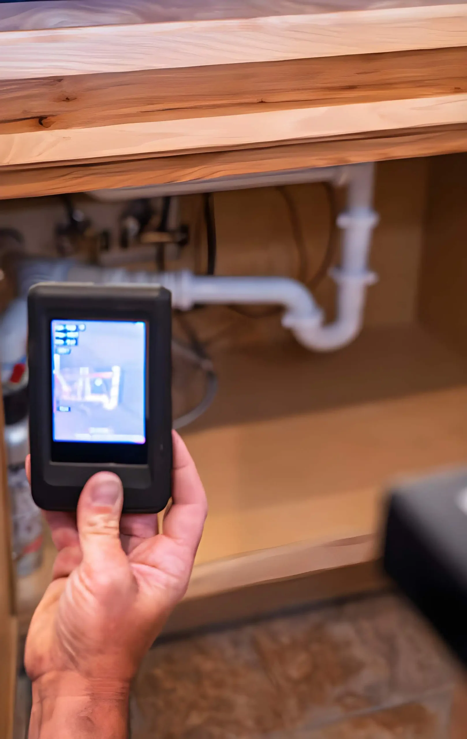 فريق فريد شهاب لكشف تسربات المياه في الفجيرة